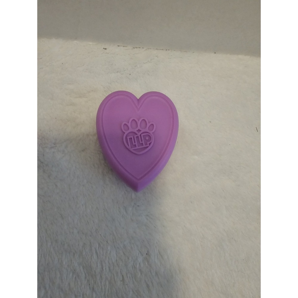 Little Live Pets‎ Heart Silicone Grooming Brush Purple Puppy Kitty Accessory